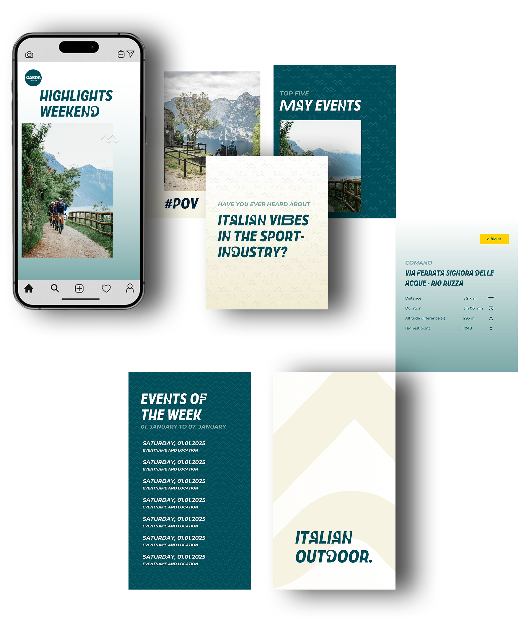 Garda Instagram Feed Mockup