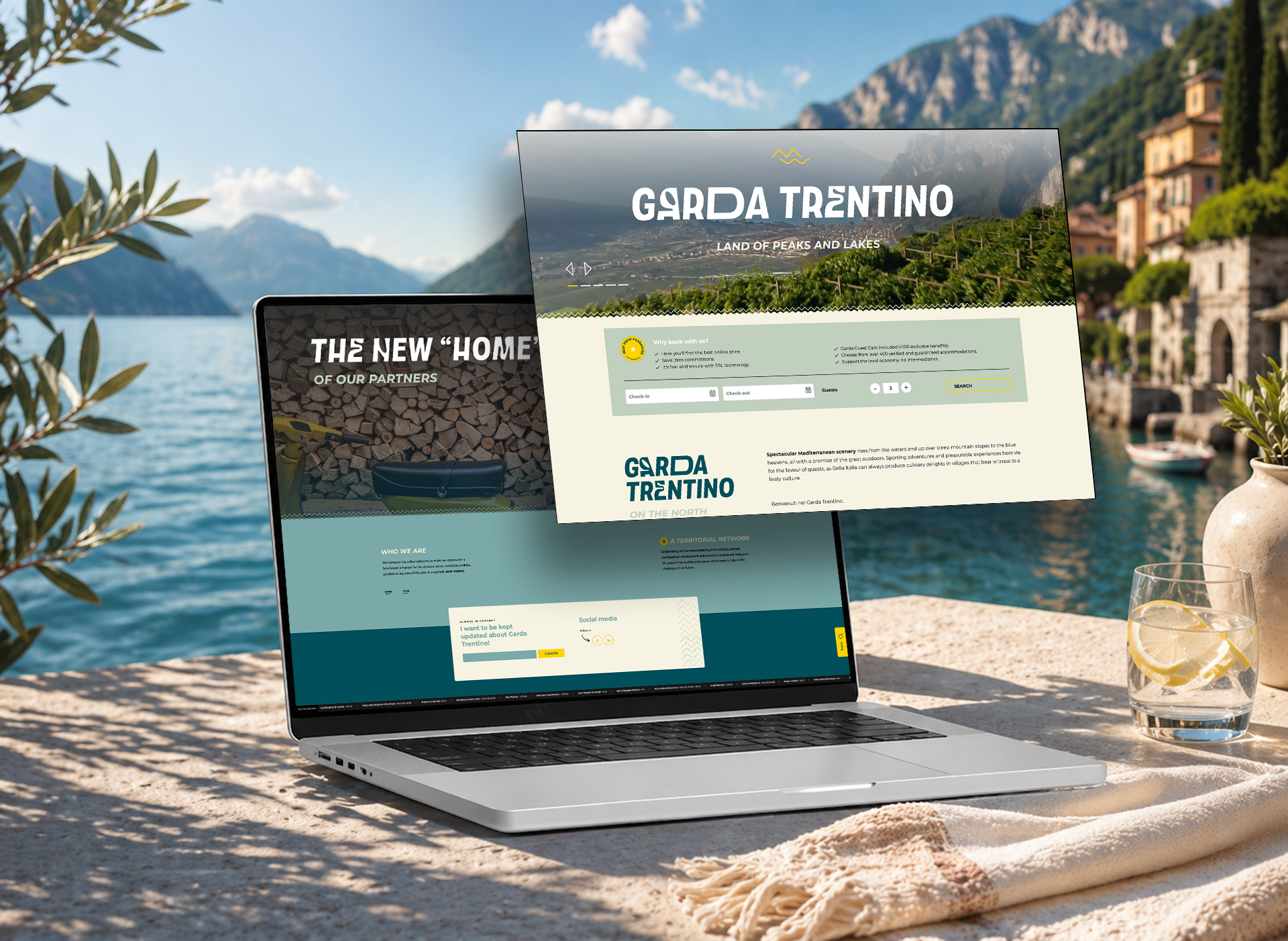 Garda Website Mockup