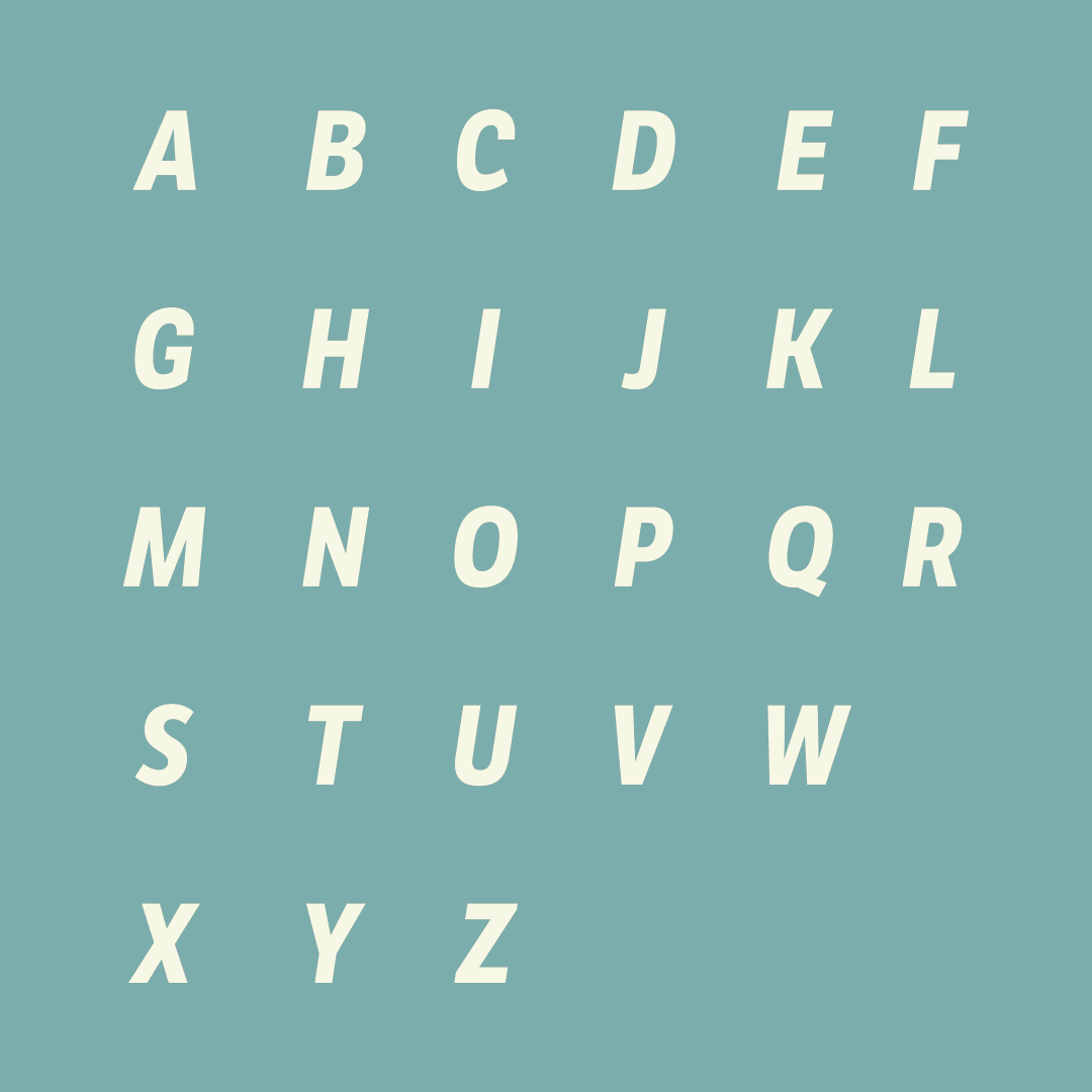 Garda Font Leitidee