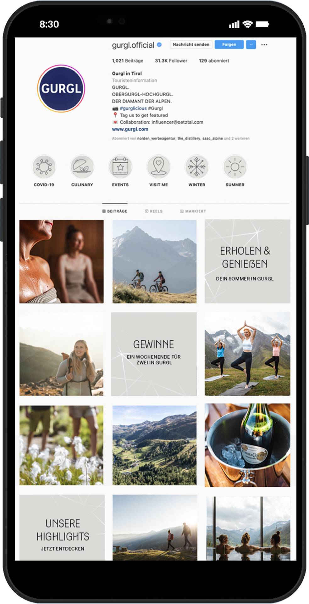 GURGL Social Media Feed