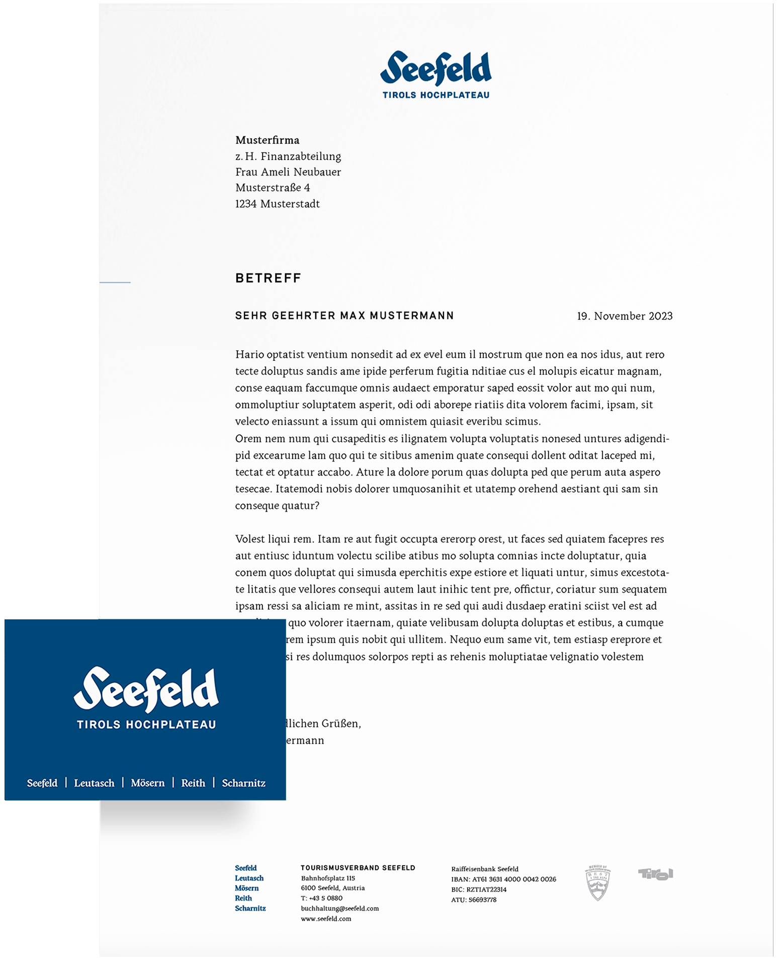 Seefeld Geschäftsaustattung